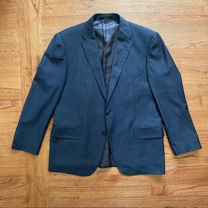 Ermenegildo Zegna navy wool sports coat size 42S